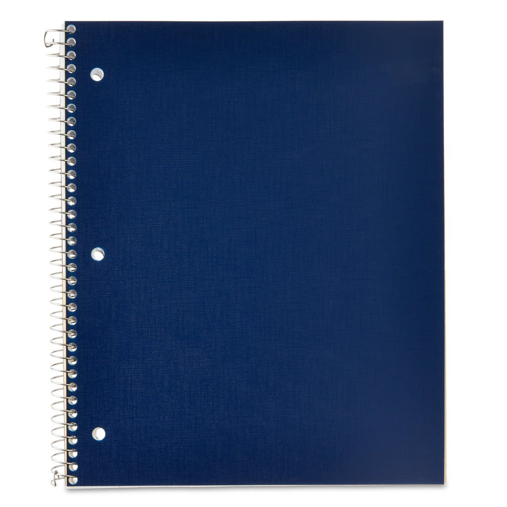 Pen+Gear College Ruled 1-Subject Poly Notebook, Blue Sapphire, 9" x 11", 100 Sheets - Image 3