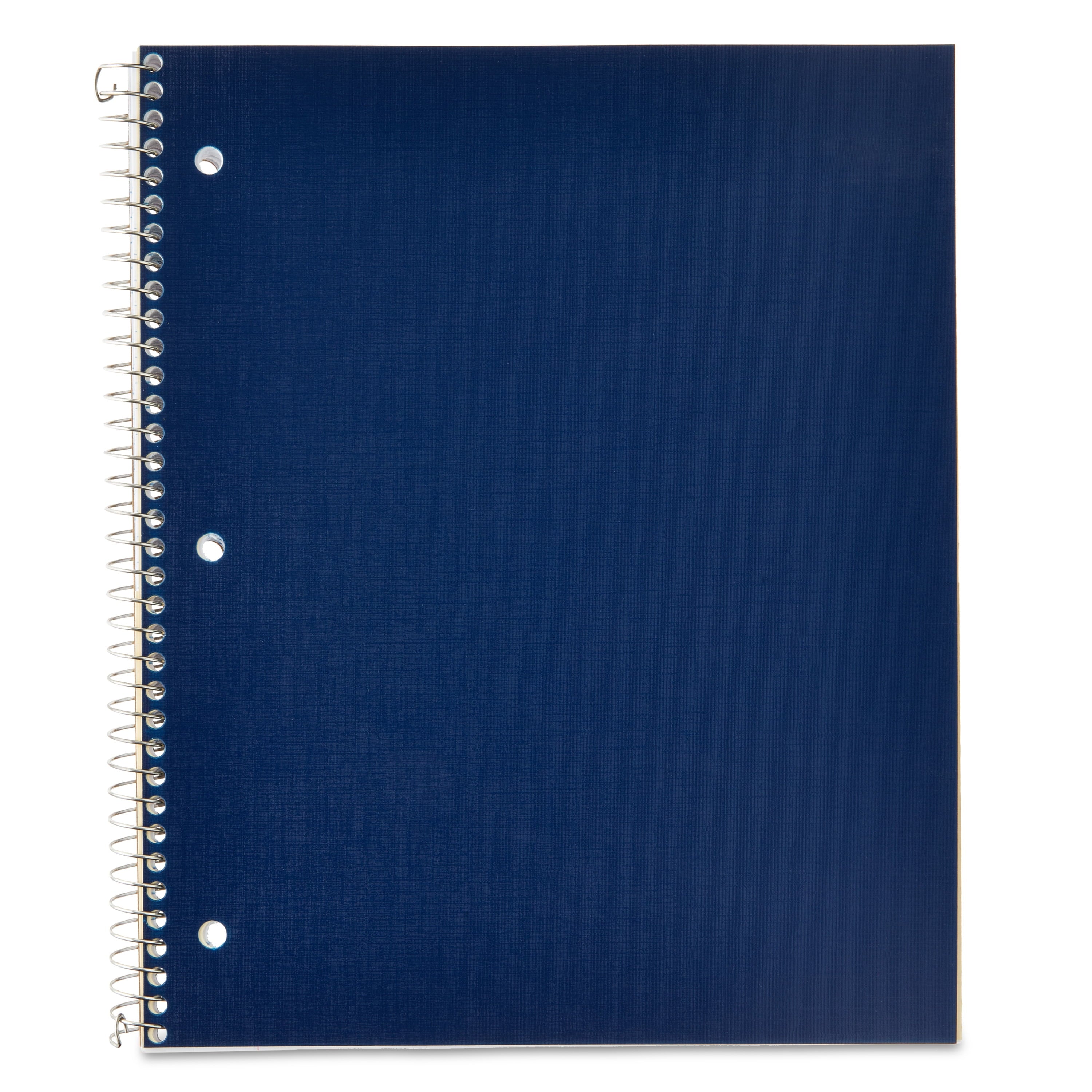 Pen+Gear College Ruled 1-Subject Poly Notebook, Blue Sapphire, 9" x 11", 100 Sheets - Image 3