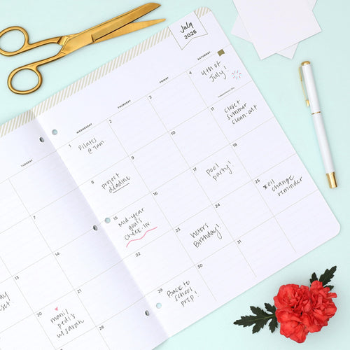 Day Designer 2026-2027 Monthly Academic Year Planner Calendar, July 2026 - June 2027, 8.5" x 11", Flexible Cover, Sta... - Image 2