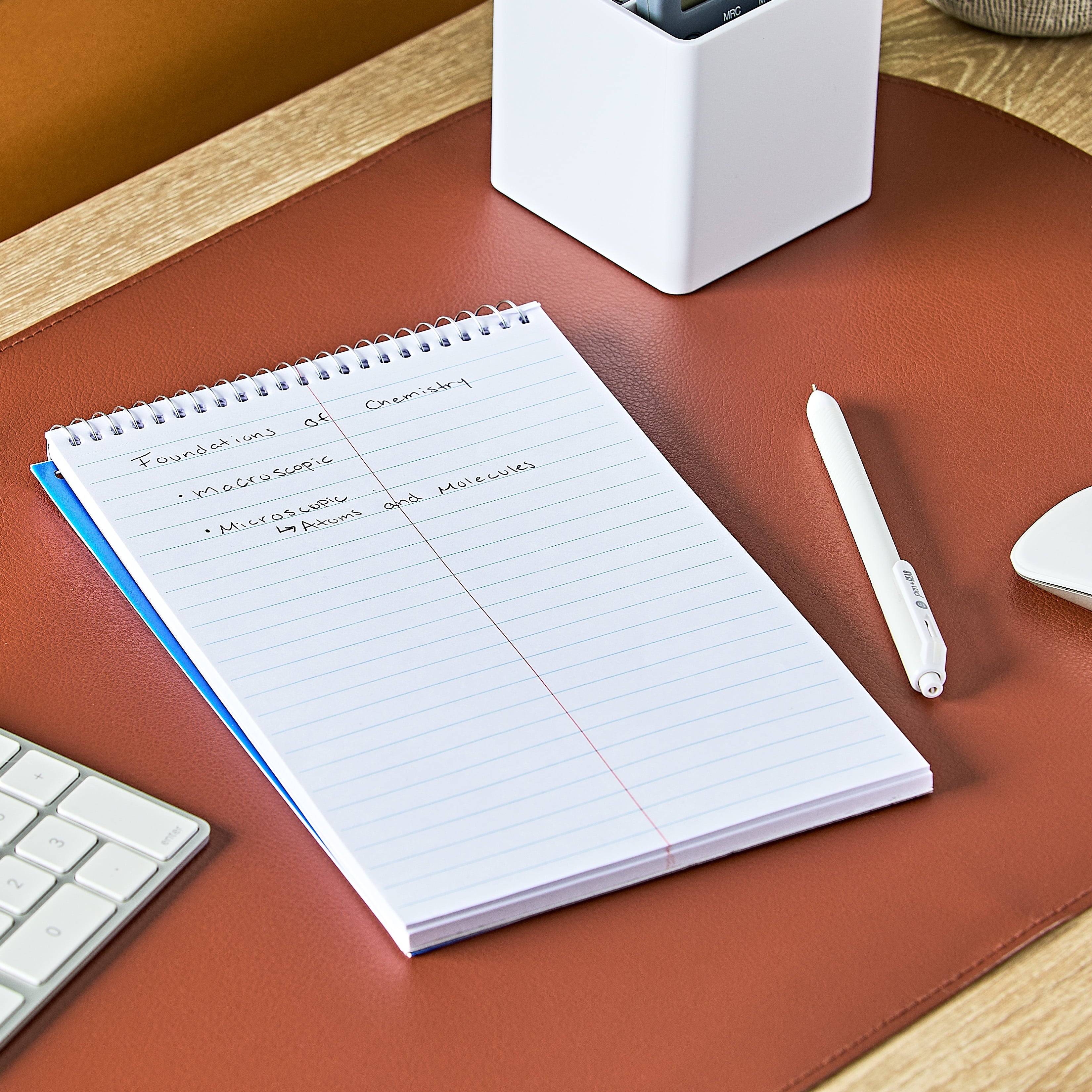 Pen+Gear Gregg Ruled Poly Notebook, Blue, 6" x 9", 80 Sheets, 160 Pages - Image 3
