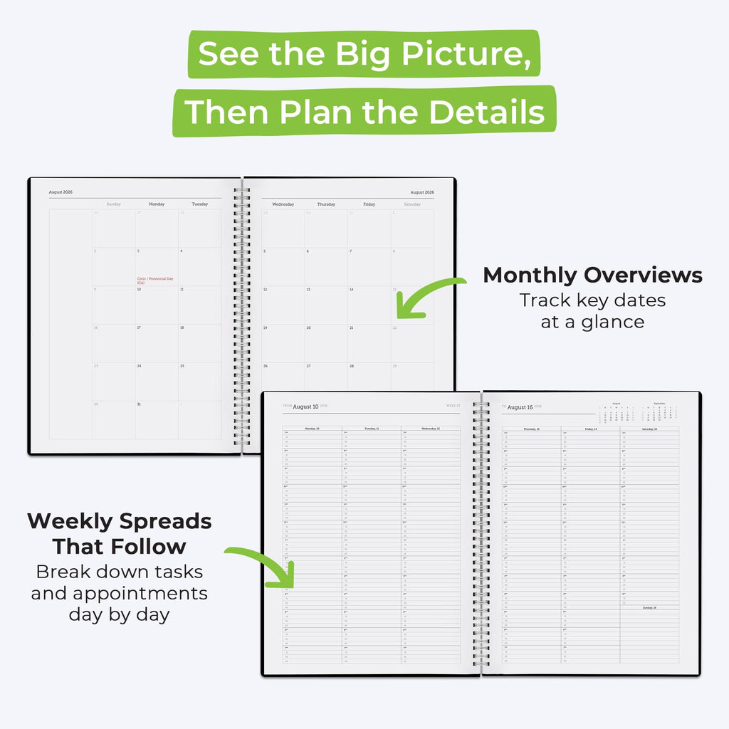 2026 Appointment Weekly Planner - Jan - Dec 2026, 8.5 x 11" - Image 4