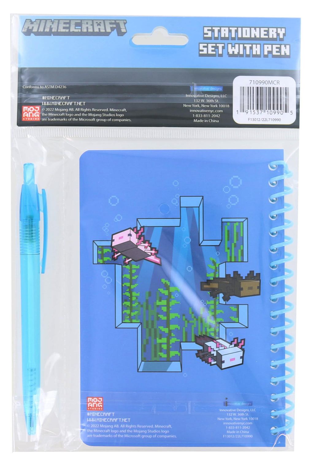 Minecraft Spiral Notebook with Pen | 50 Sheets - Image 2