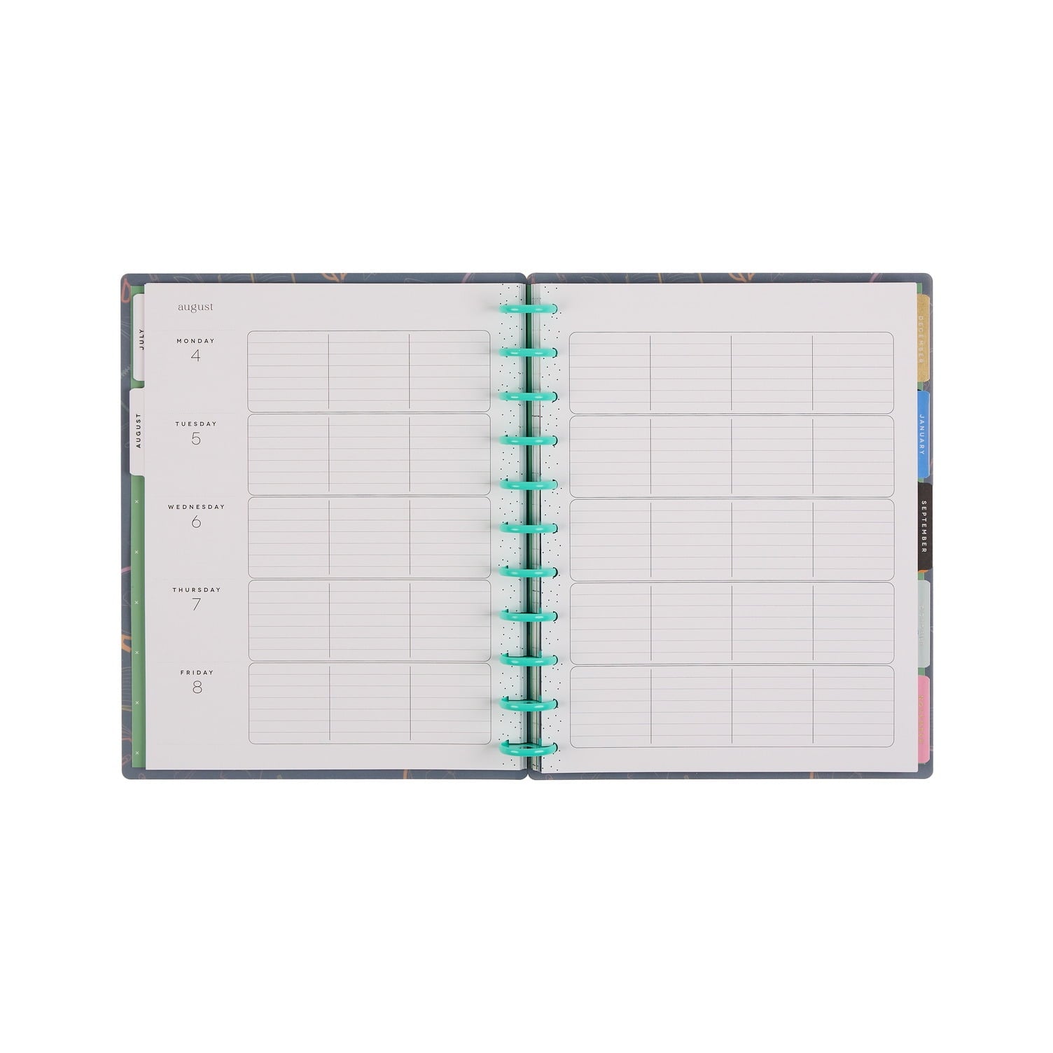Happy Planner Classroom Plans Teacher Planner - 12-Month Academic, July 2025-2026, Red - Image 5
