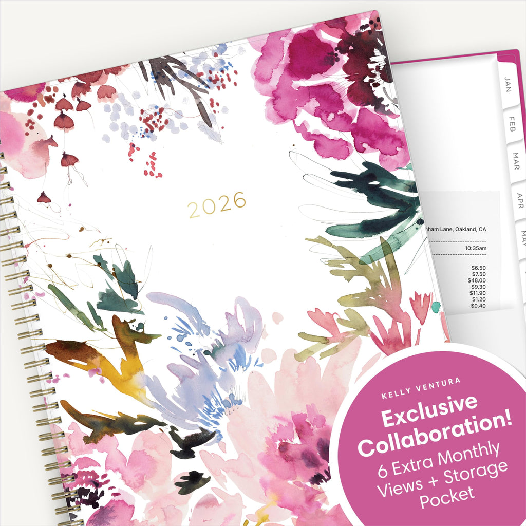 Blue Sky Kelly Ventura 2026 Weekly and Monthly Planner Calendar, January 2026 - December 2026, 8.5" x 11", Flexible Cover, Laminated Tabs, D - Image 5