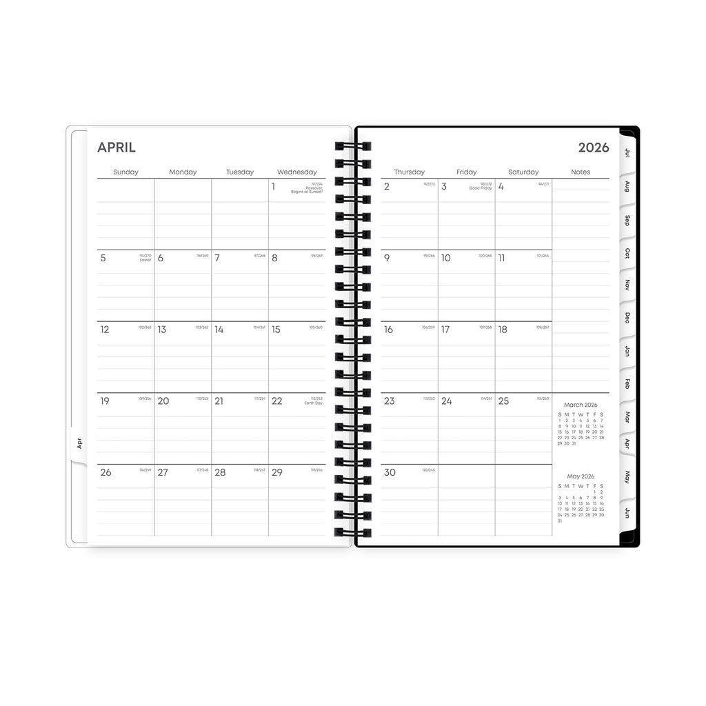 Blue Sky Monthly Weekly Planner, 5" x 8", Animal Print 15-Month (April 2026 - June 2027) - Image 5