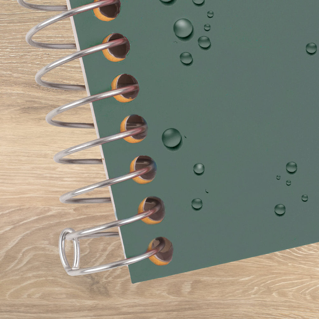 Spiral Notebook, 2 Subject, College Ruled, 6" x 9.5", Seaglass Green - Image 4