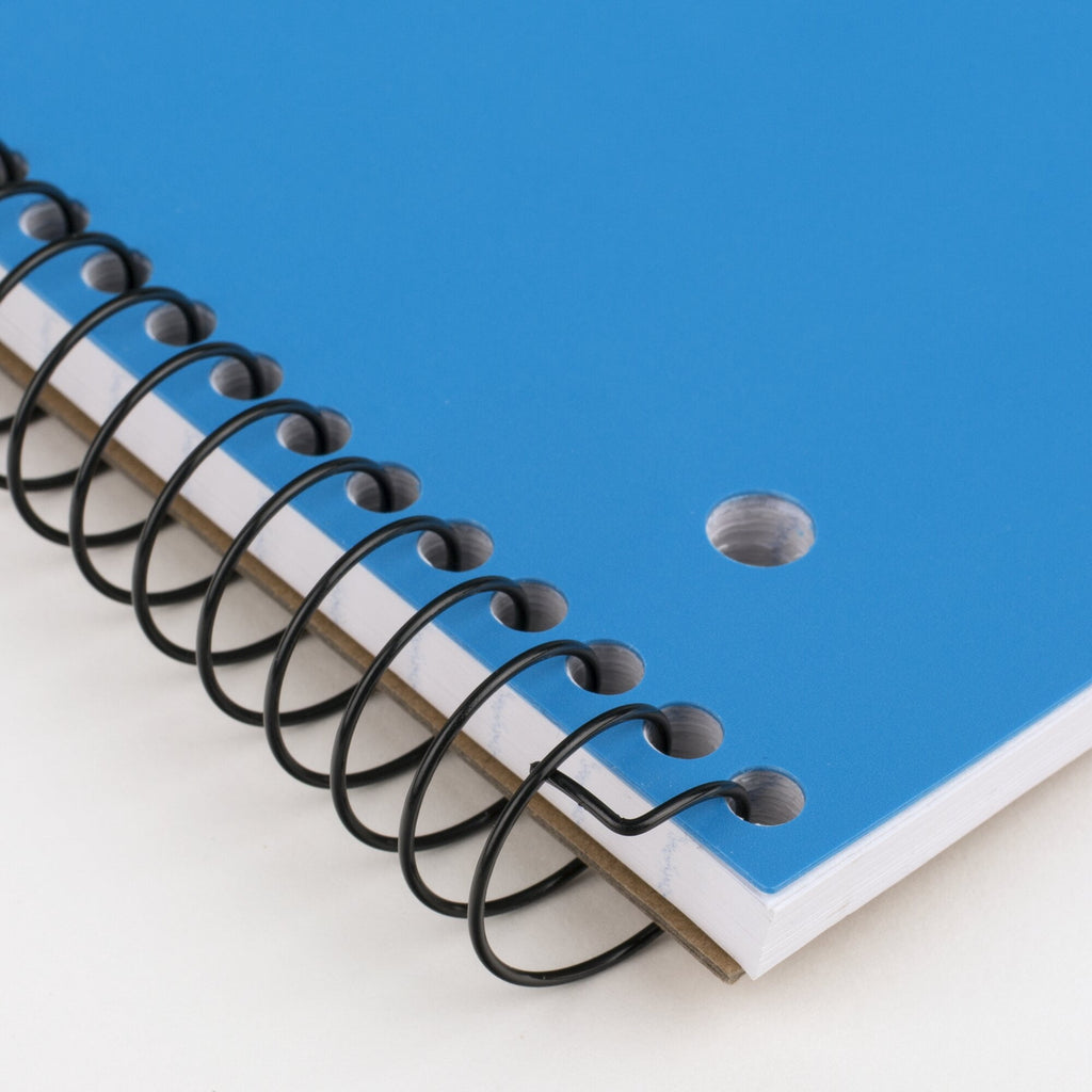 Spiral Notebook, 1 Subject, Wide Ruled, Plastic Cover, 8" x 10.5", 5 Pack - Image 5