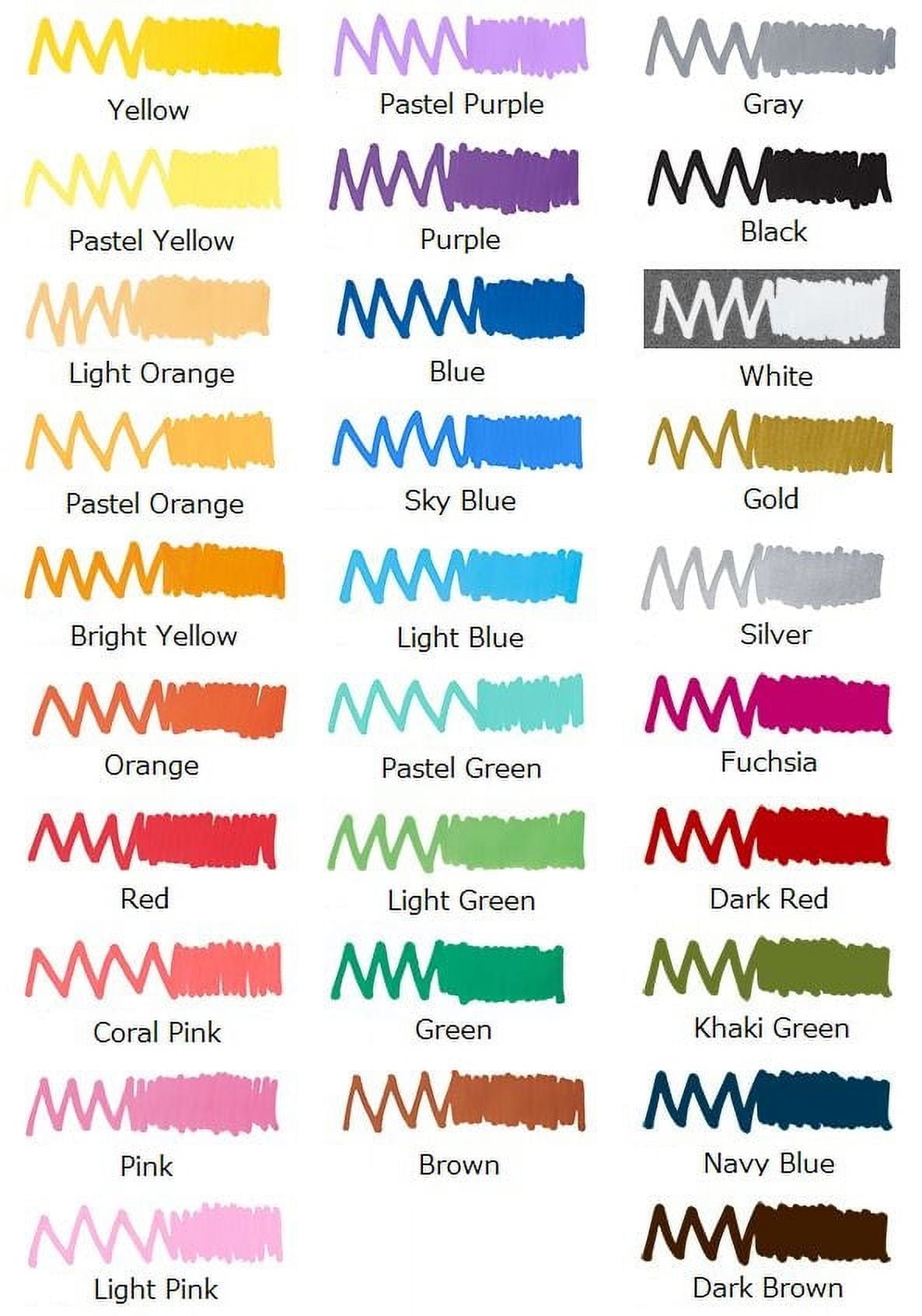 Mitsubishi Posca Paint Marker Pen Medium Point, 29 Vivid Colors, Water-Based Pigment Ink, Non-Toxic, Waterproof, Lightfast, PC-5M - Image 5