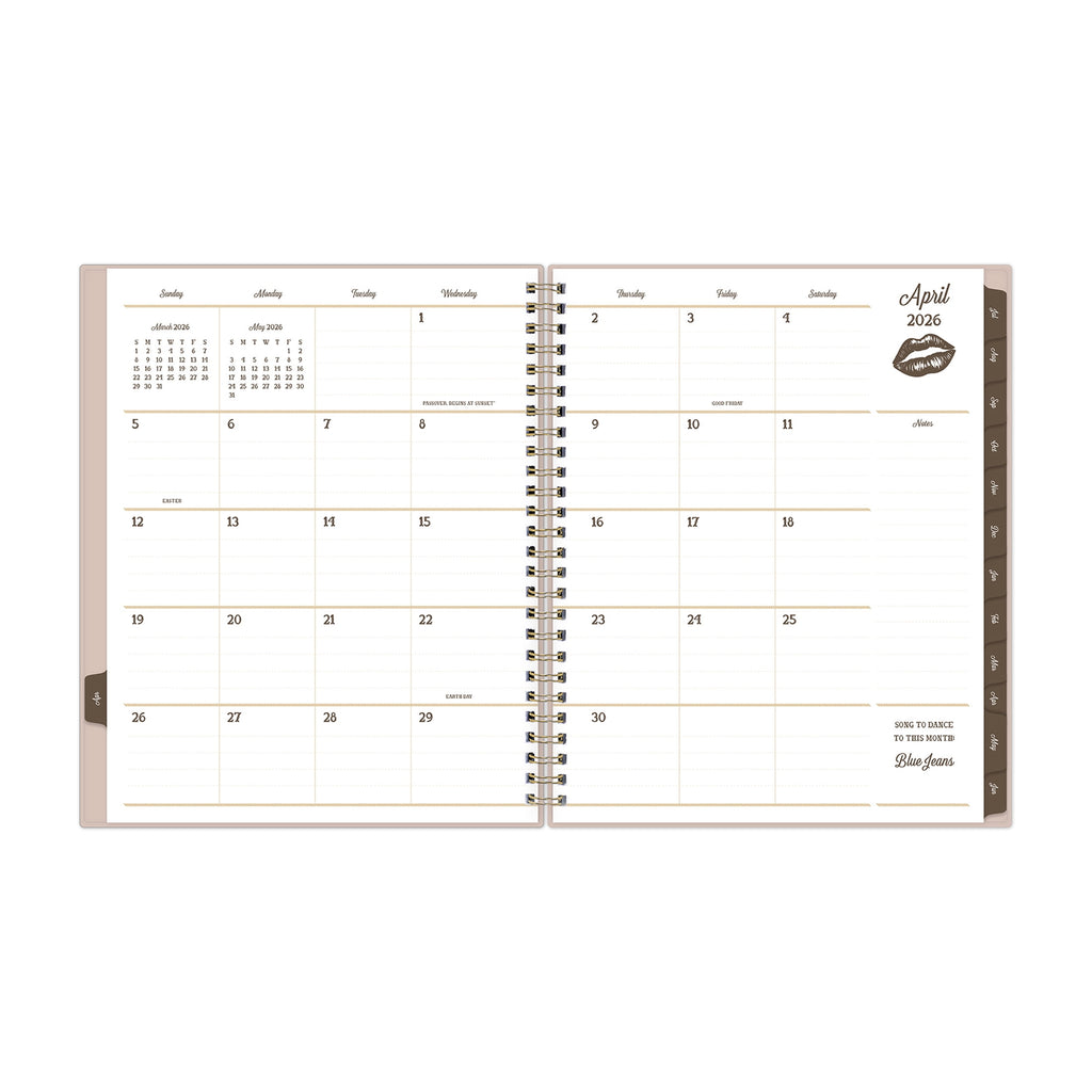 Jessie James Decker for Blue Sky Monthly Weekly Planner, 7" x 9", Highland Tan 15-Month (April 2026 - June 2027) - Image 5