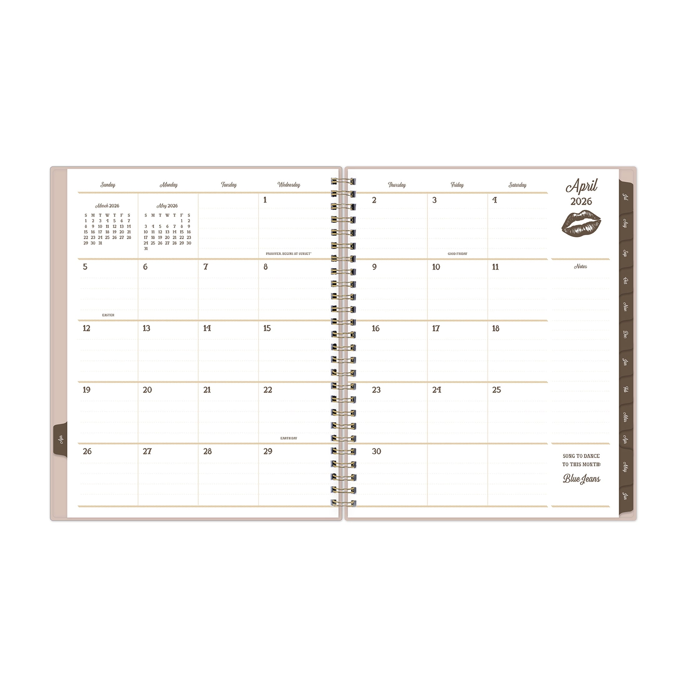 Jessie James Decker for Blue Sky Monthly Weekly Planner, 7" x 9", Highland Tan 15-Month (April 2026 - June 2027) - Image 5