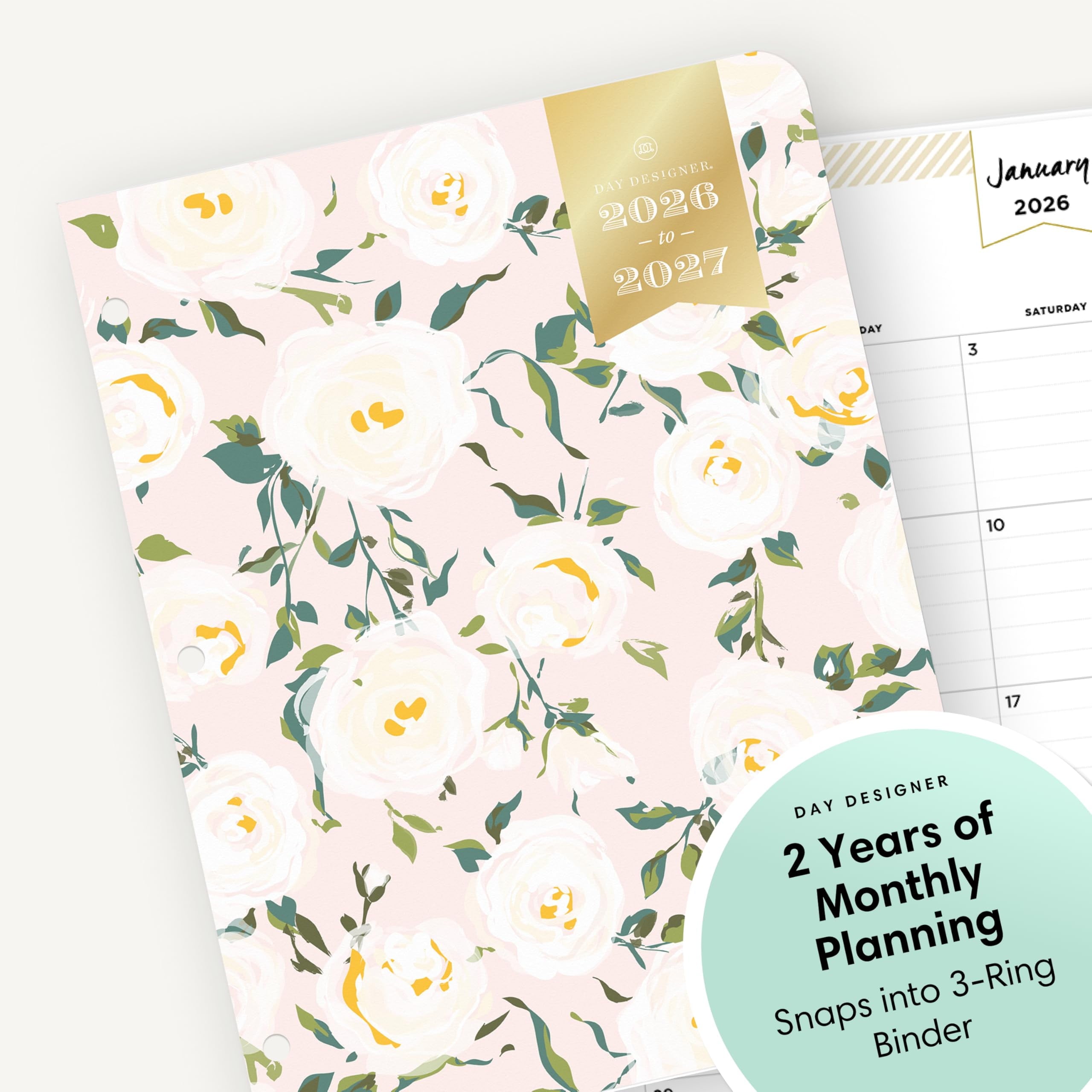 Day Designer 24 Month 2026 Monthly Planner Calendar, January 2026 - December 2027, 8.5" x 11", Flexible Cover, Staple... - Image 5