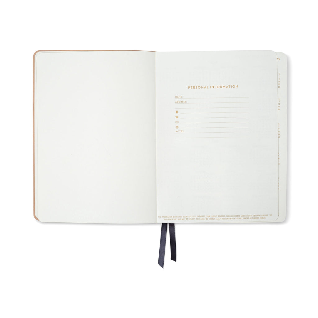Think Ink 6" x 8" Sage Green 15-Month Daily Flex Planner with Gilded Edges - Image 5