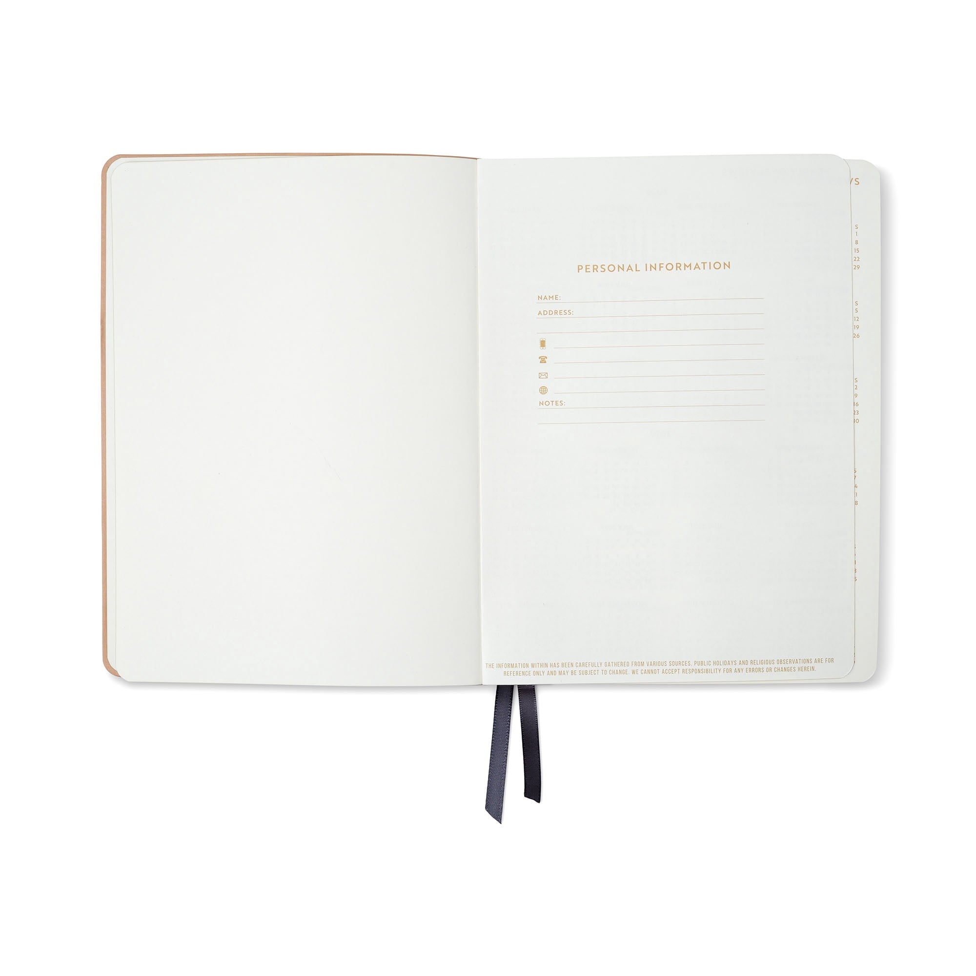 Think Ink 6" x 8" Sage Green 15-Month Daily Flex Planner with Gilded Edges - Image 5