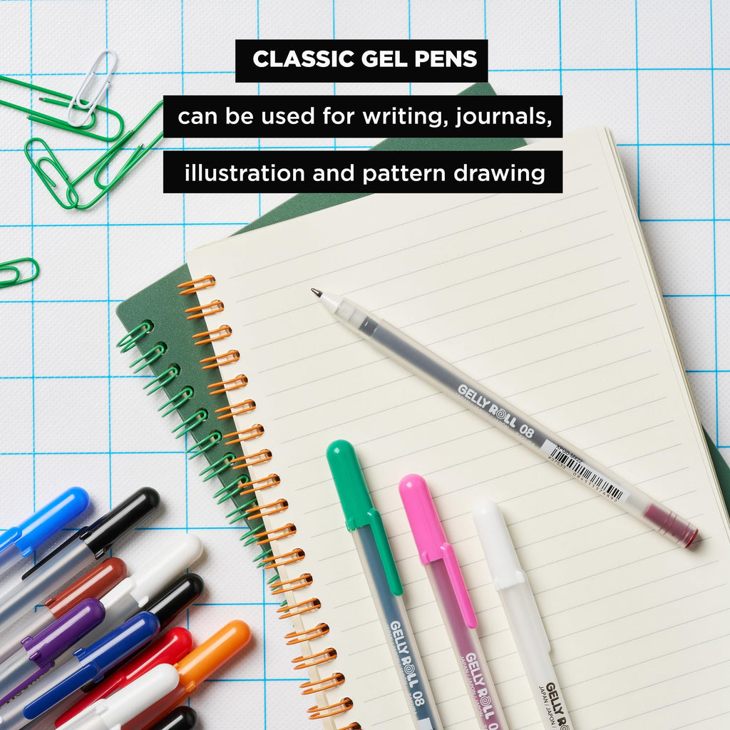 Gelly Roll Gel Pens - Gift Set - Ink Pen Set - For Art Gifts, Holiday Gifts & DIY Projects - Assorted Point Sizes wit... - Image 4