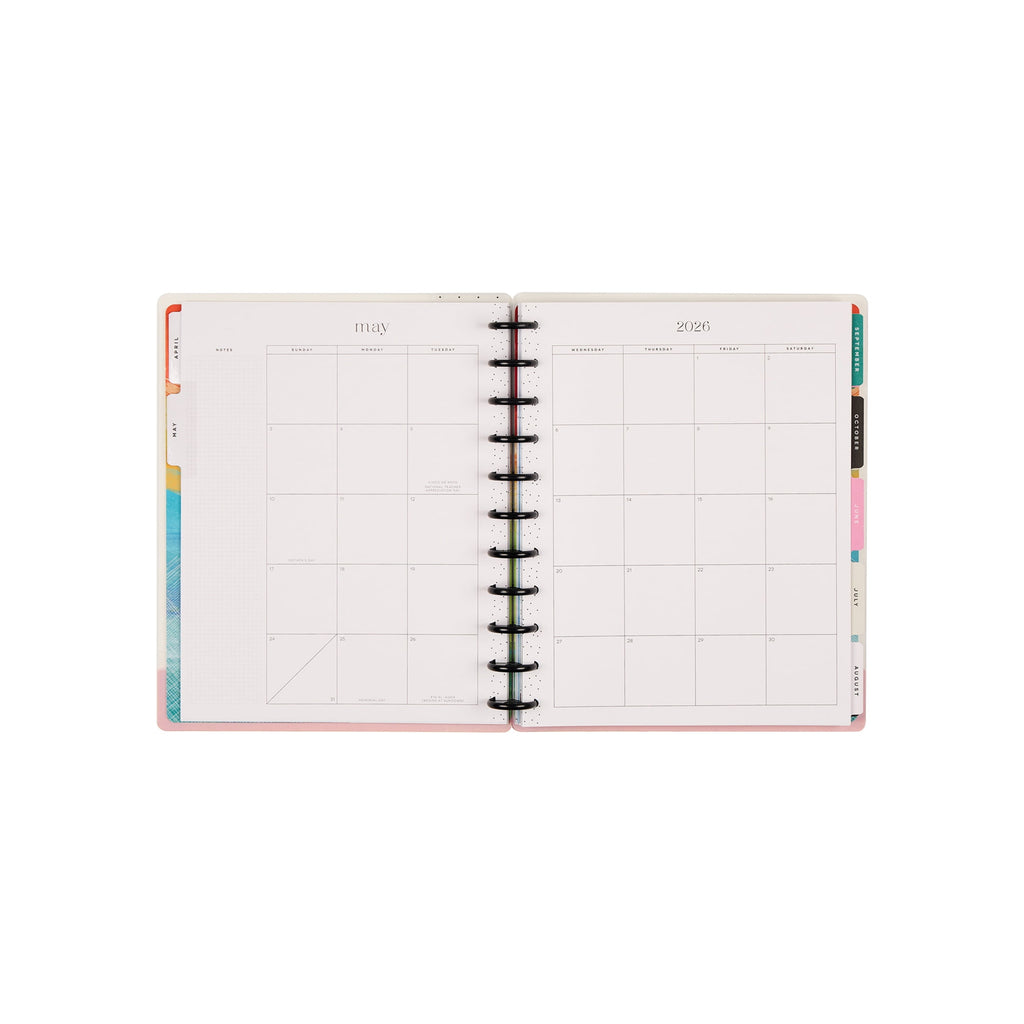 Happy Planner Monthly Weekly Big Planner (8.5 x 11)Learn & Inspire 15-Month April 2026-June 2027, disc bound system - Image 6