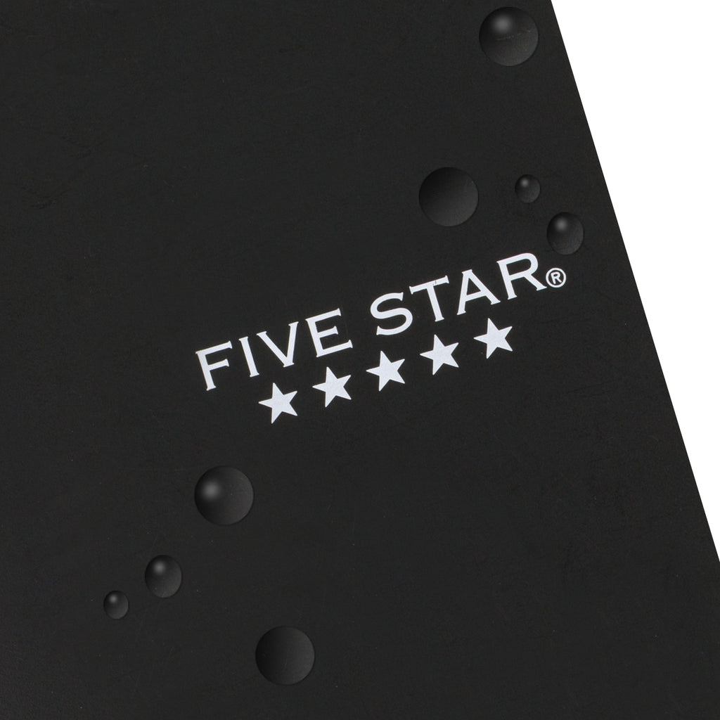 Five Star Fat Lil' Spiral Notebook College Ruled, 3.5" x 5.5", Black, Poly, Spiral, 200 Sheets - Image 5