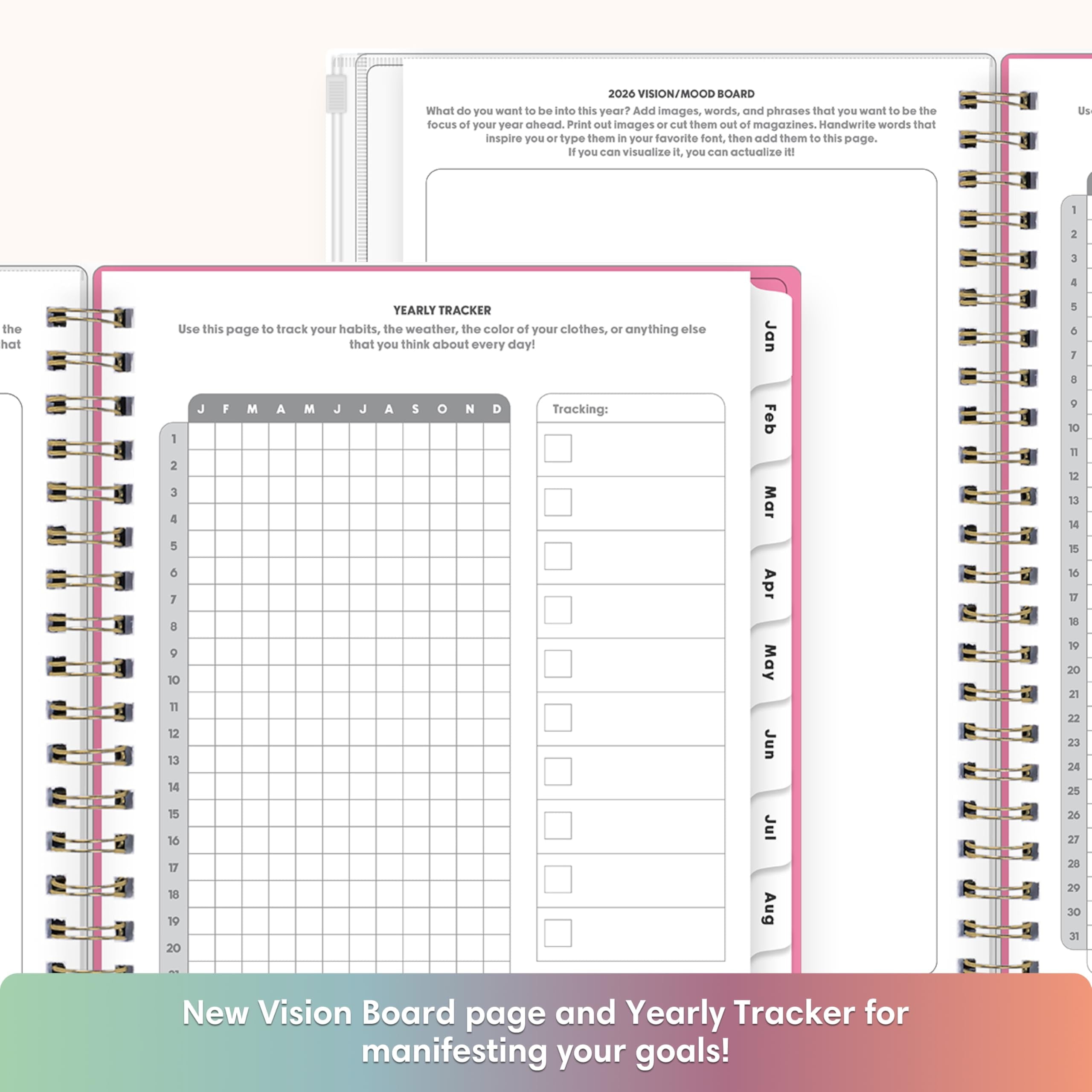 Blue Sky Gen Z 2026 Weekly and Monthly Planner Calendar, January 2026 - December 2026, 5" x 8", Flexible Cover With Zip Pouch, Durable Twin - Image 6