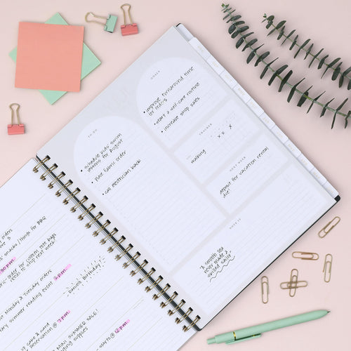2026-2027 Academic Year Weekly and Monthly Planner, July 2026 - June 2027, 8.5 x 11, Flexible Cover, Laminated Tabs, ... - Image 2