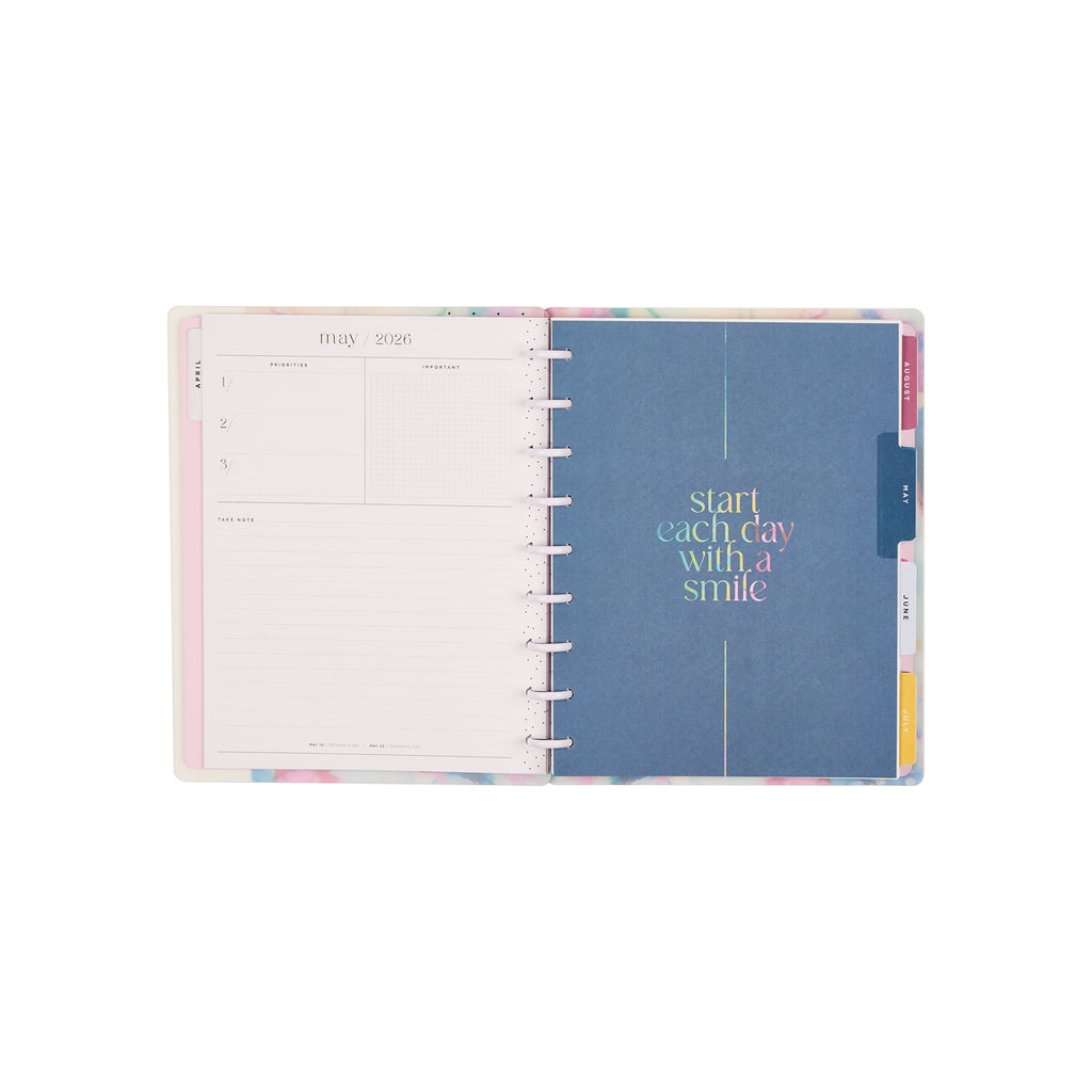 Monthly Weekly Classic Planner (7 x 9.25)Abstract Expression 15-Month April 2026-June 2027, disc bound system - Image 5