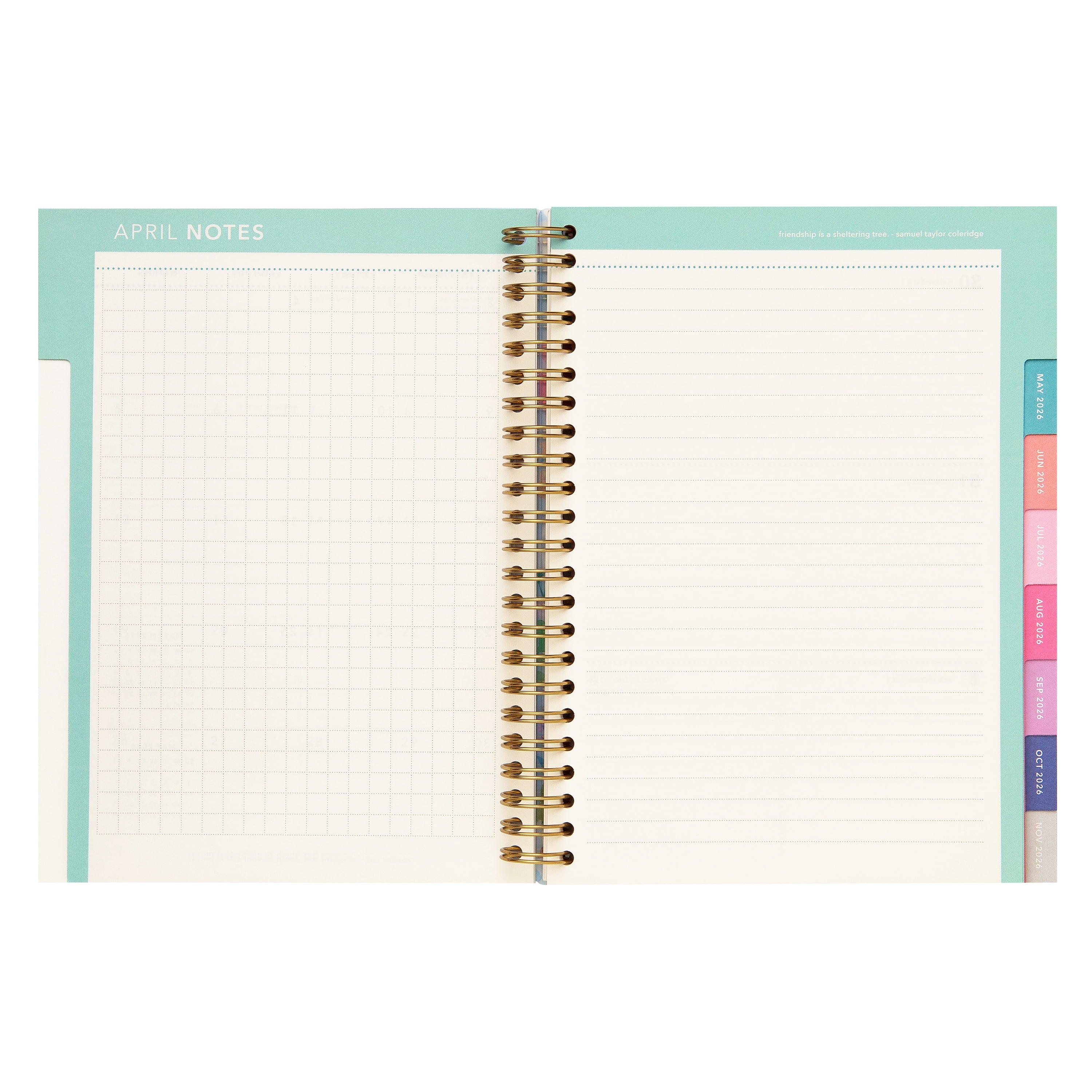 Mintgreen Weekly Planner, 6.25" x 8.25", Blue Religious, Poly Spiral Bound - Image 5