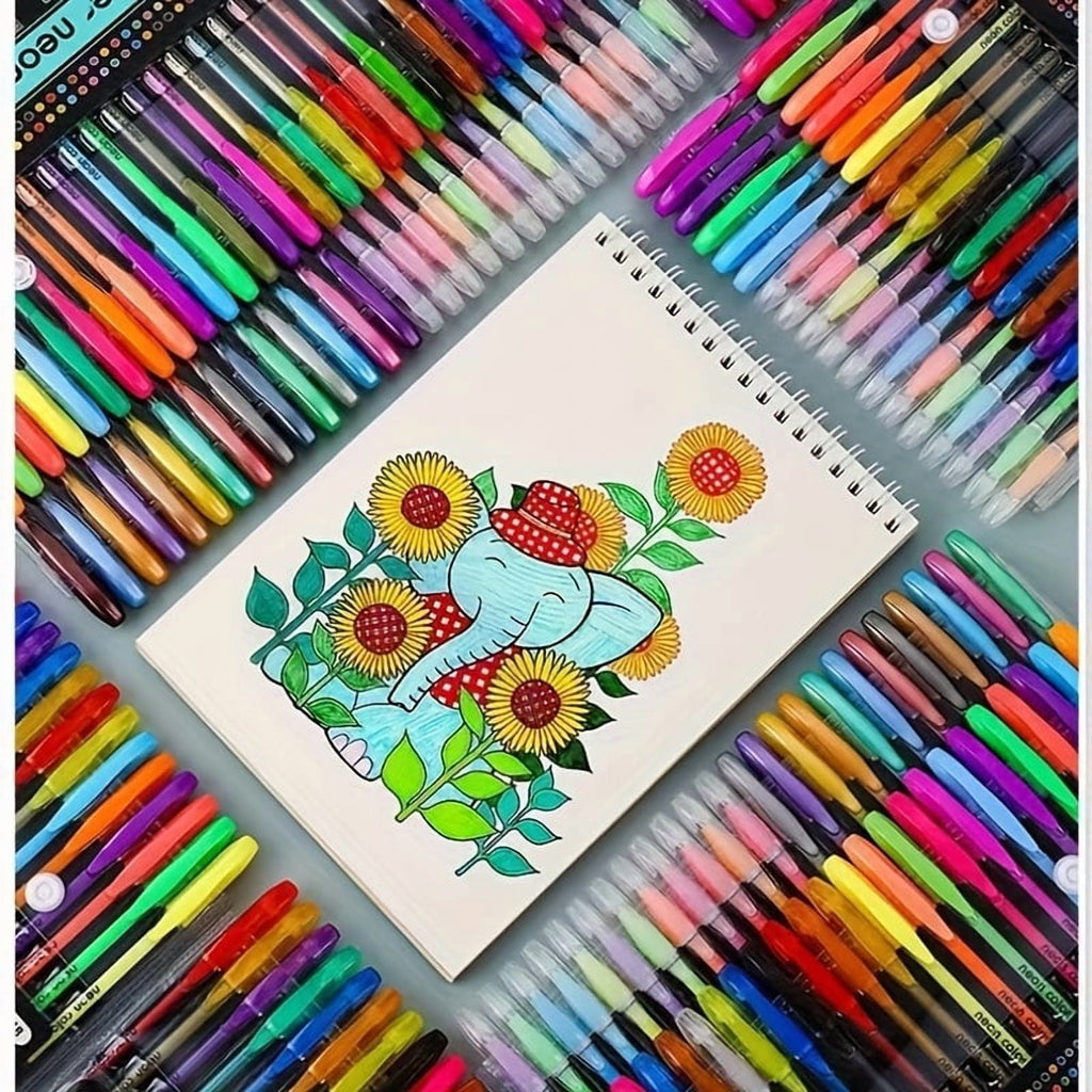 60-Piece Pens Set - Fine Point, Unique Colors - Image 2