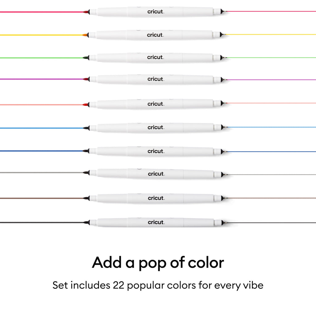 Cricut Dual-Sided Markers, Ultimate Multicolor Rainbow Marker and Pen Set, 22 Count, For Cricut Maker & Explore Machines - Image 5