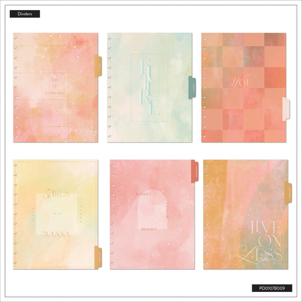 Happy Planner Big 12 Month Disc Bound Dated Planner-Textured Canvas Budget Jan '26 - Dec '26 - Image 6