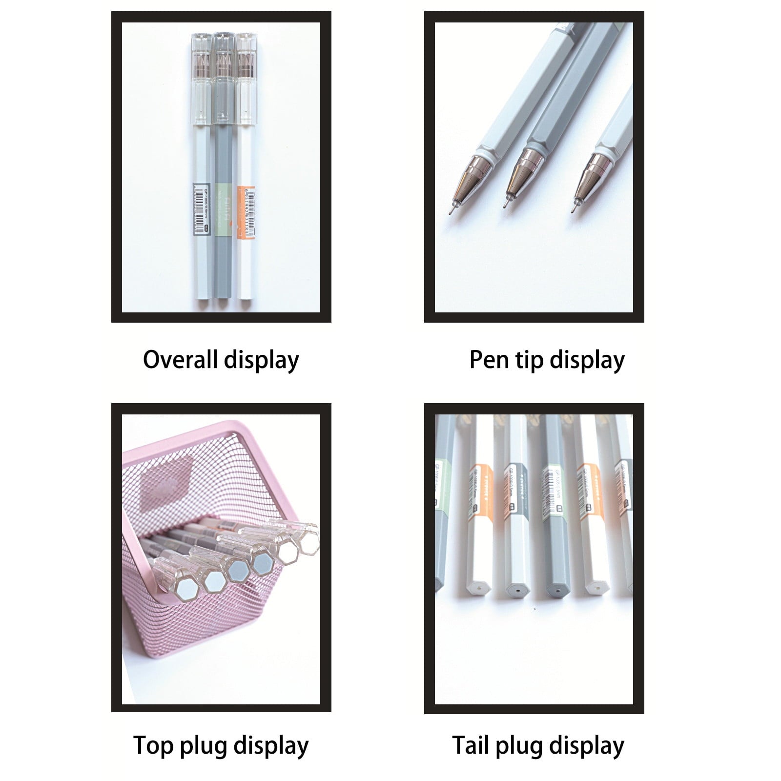 UNLLLL 12 Super Fine Tip Ballpoint Pen Set 0.5mm Fine Tip Gel Pens For Exams, Bible Journaling, Notes, Sketching, Smoothing (10ml), for Stud - Image 4