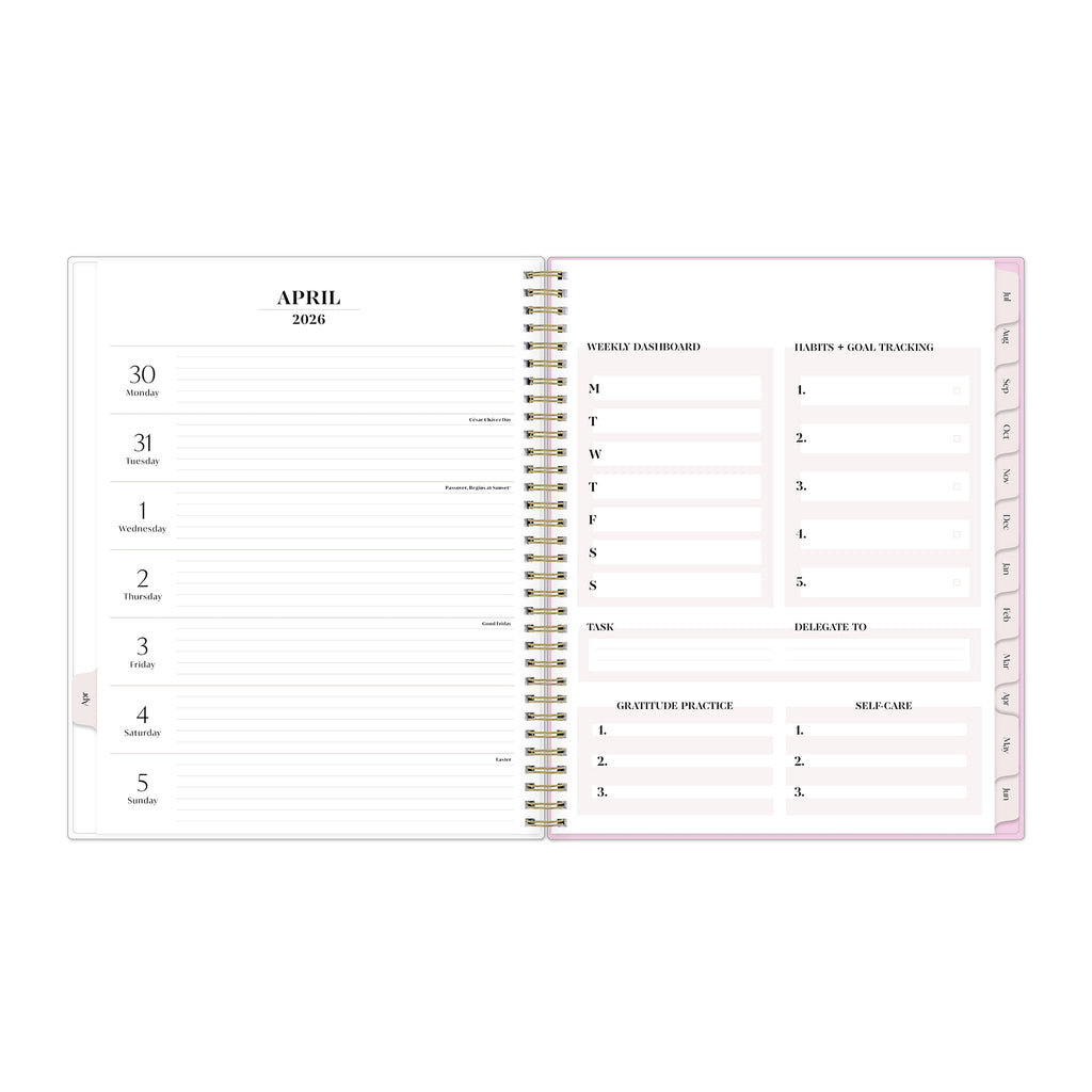 for Monthly Weekly Planner, 8.5" x 11", Morgana Floral 15-Month (April 2026 - June 2027) - Image 4