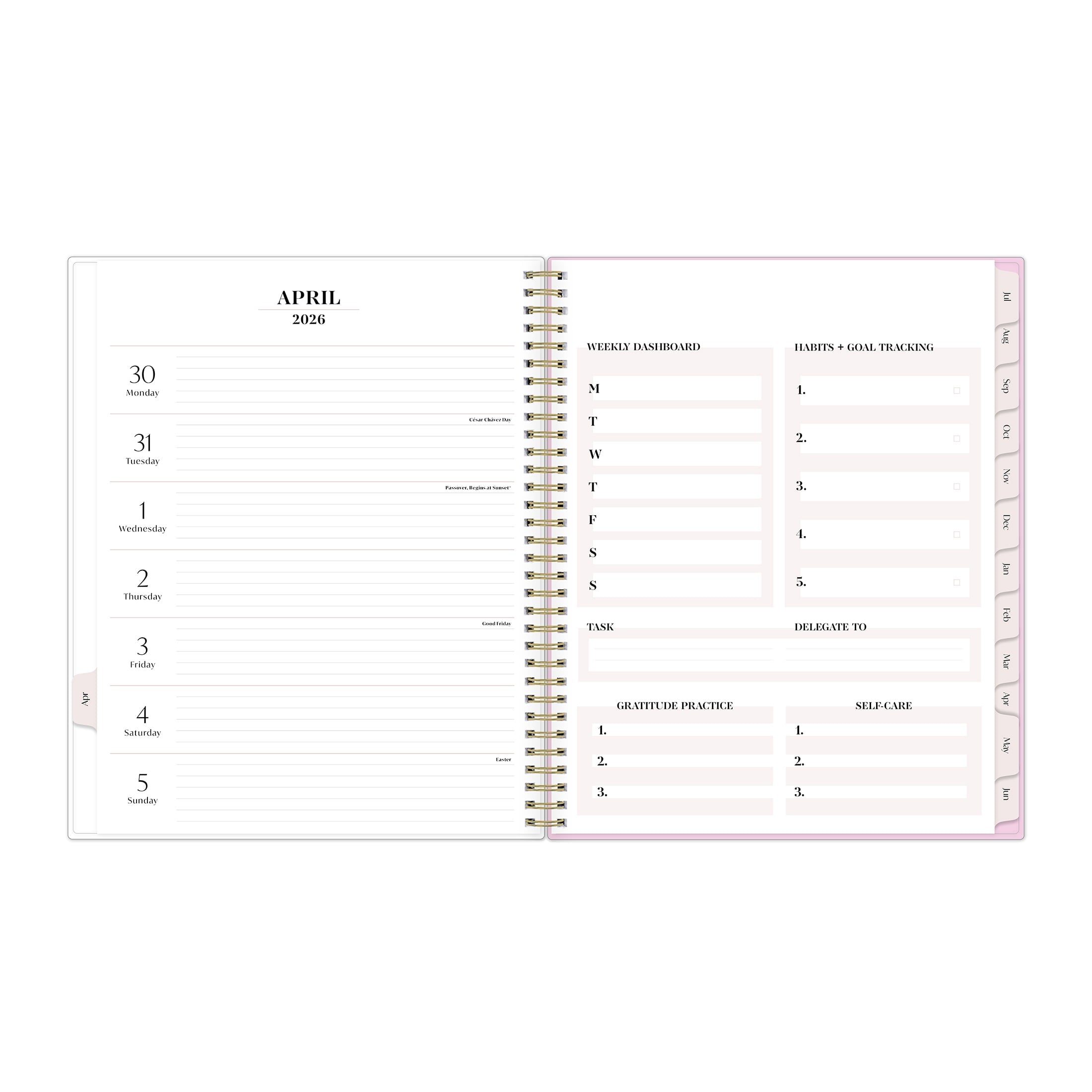 for Monthly Weekly Planner, 8.5" x 11", Morgana Floral 15-Month (April 2026 - June 2027) - Image 4