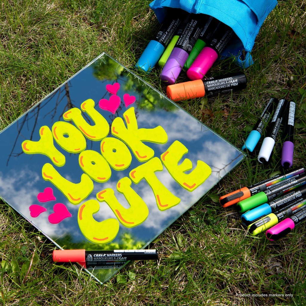 15pc Neon Chalk Marker Variety Set, and - Image 3