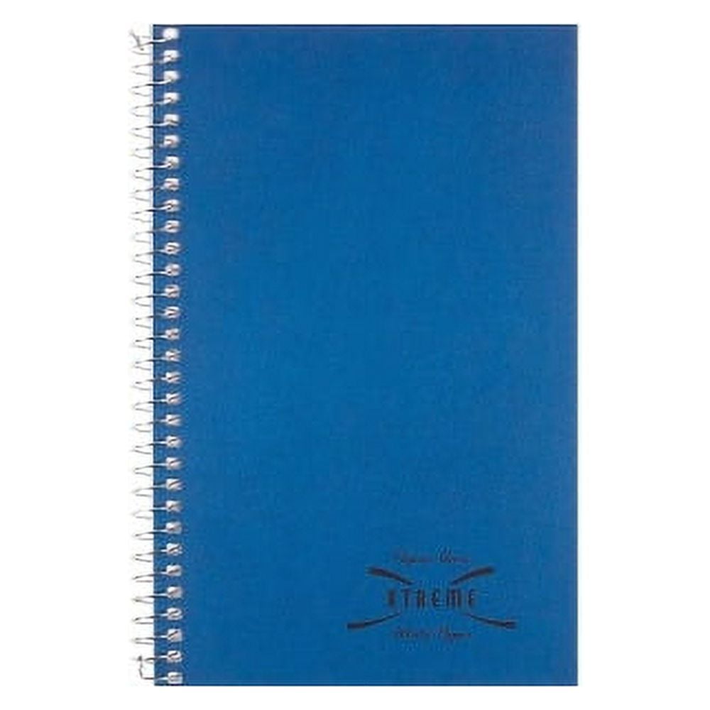 Rediform Xtreme Cover 150-Sheet 3-Subject Notebook 150 Sheets - Coilock - 16 lb Basis Weight - 6" x 9 1/2" - White Paper - Blue Cover - Divi - Image 2