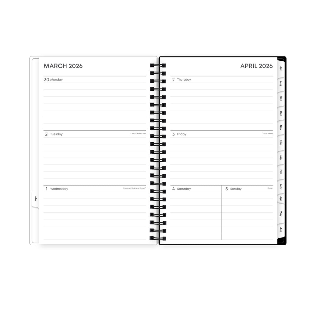 Blue Sky Monthly Weekly Planner, 5" x 8", Animal Print 15-Month (April 2026 - June 2027) - Image 4