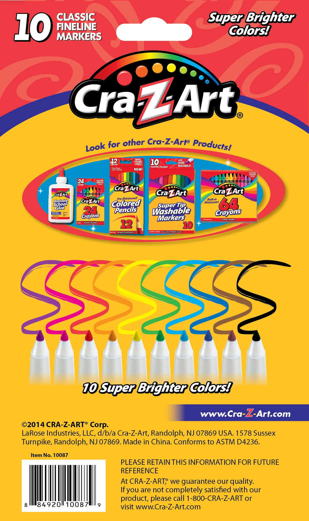 Classic Fineline Art Markers - 10 Count - Image 3