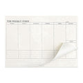 65 Sheets Weekly Pad, Undated 6.9x9.6'' Weekly Planner Notepad, Tear Off To-Do List Notepad, Weekly Organizer for Stu...