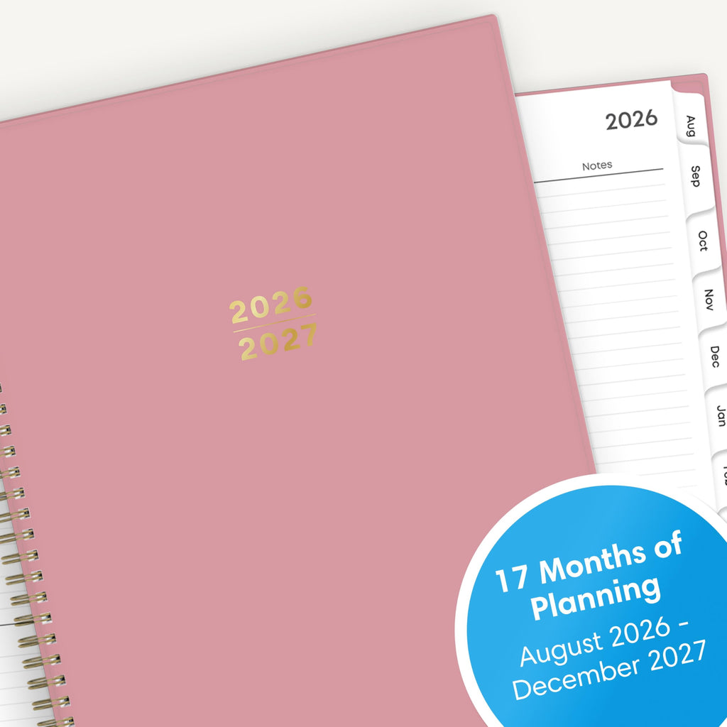 17 Month 2026-2027 Weekly and Monthly Academic Year Planner Calendar, August 2026 - December 2027, 8.5" x 11", Flexib... - Image 6