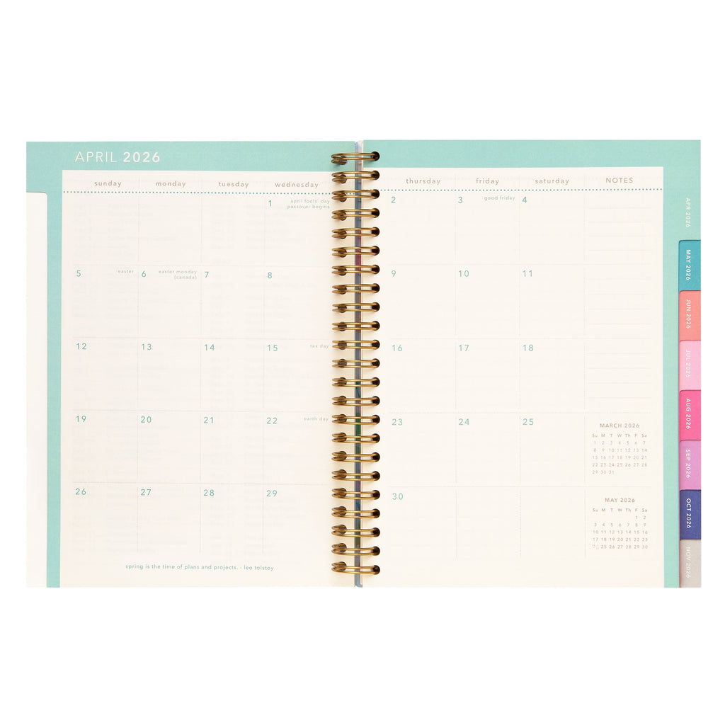 Mintgreen Weekly Planner, 6.25" x 8.25", Blue Religious, Poly Spiral Bound - Image 4