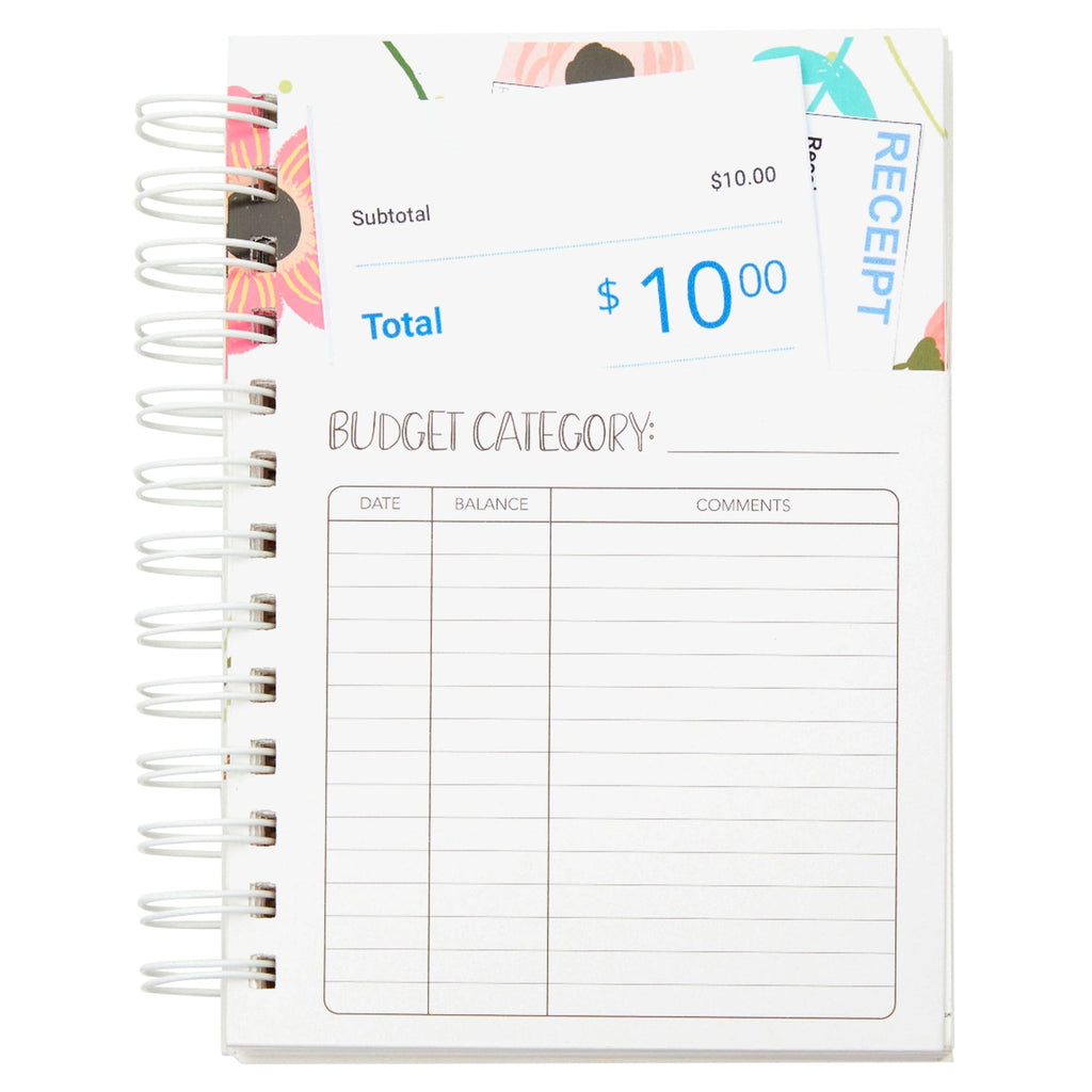 Floral Monthly Budget Planner, Bill Organizer with 24 Pockets, Debt Payoff Tracker, Payment Checklist (5 x 7 In) - Image 5
