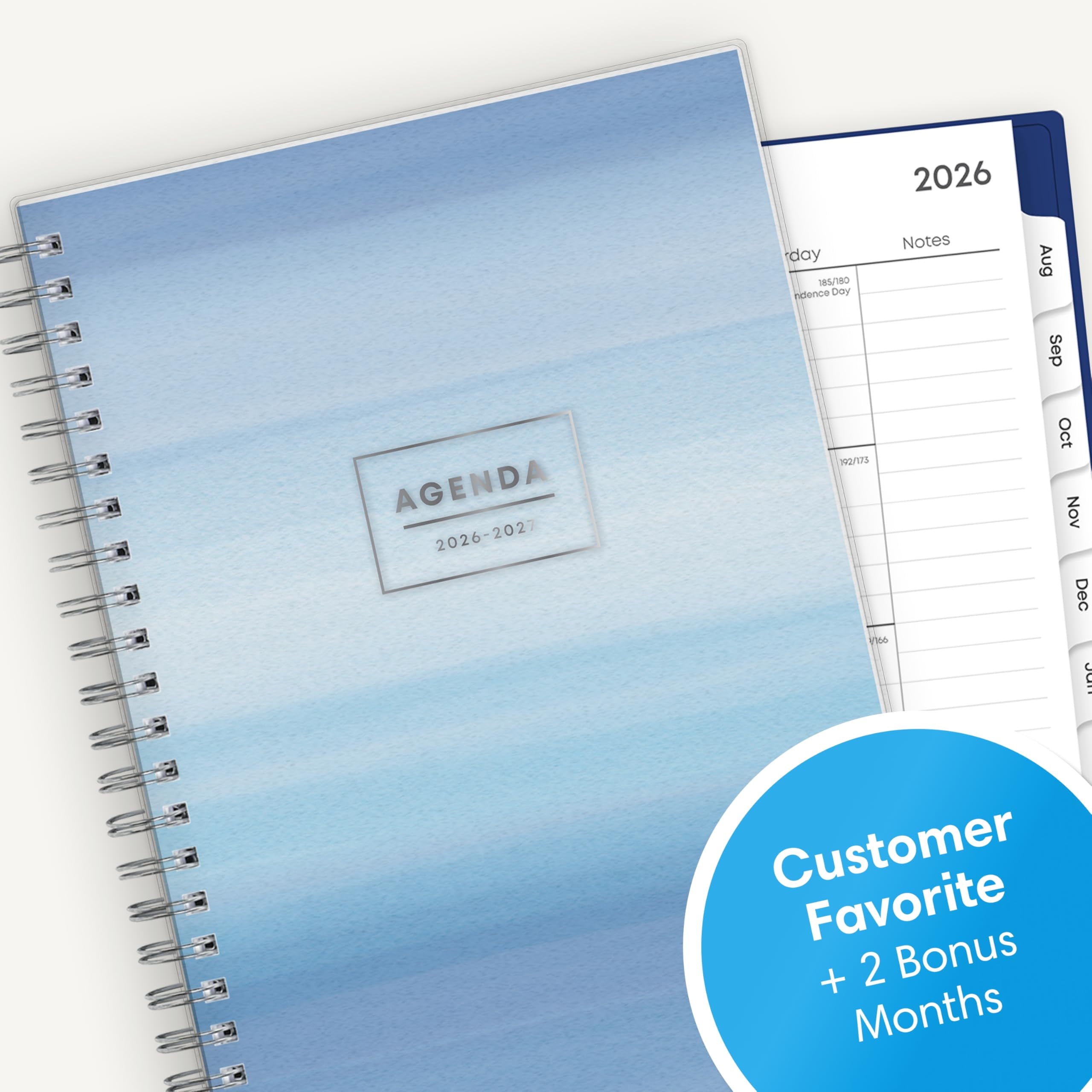 Blue Sky 2026-2027 Weekly and Monthly Academic Year Planner Calendar, July 2026 - June 2027, 5" x 8", Flexible Cover, Wirebound, Laminated T - Image 6