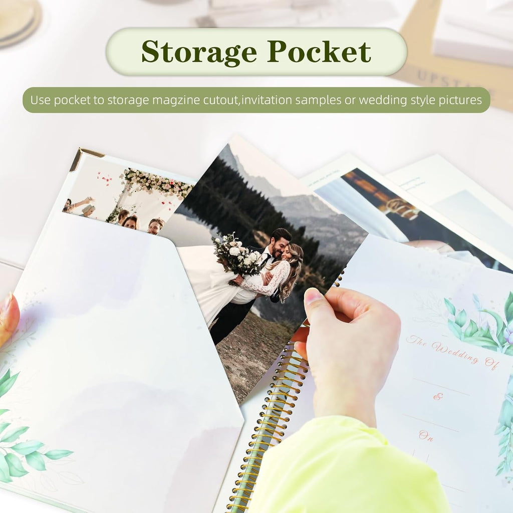 Wedding Planner for Bride, Wedding Planning Book and Organizer Notebook with Stickers, Checklists & Calendars for Eng... - Image 4