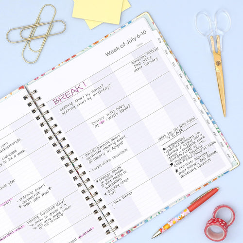 2026-2027 Weekly and Monthly Academic Year Teacher Lesson Planner Calendar With Clipboard, July 2026 - June 2027, 8.5... - Image 2