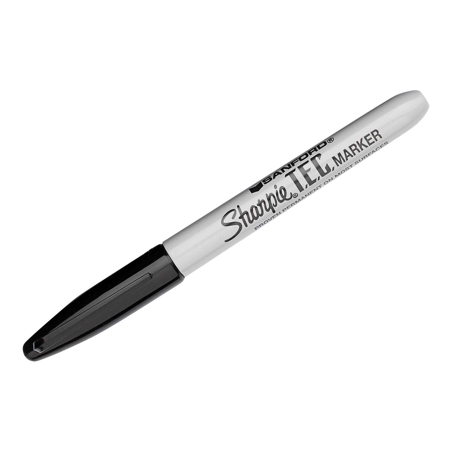 Permanent Marker Fine Bullet Tip, Black - Image 3