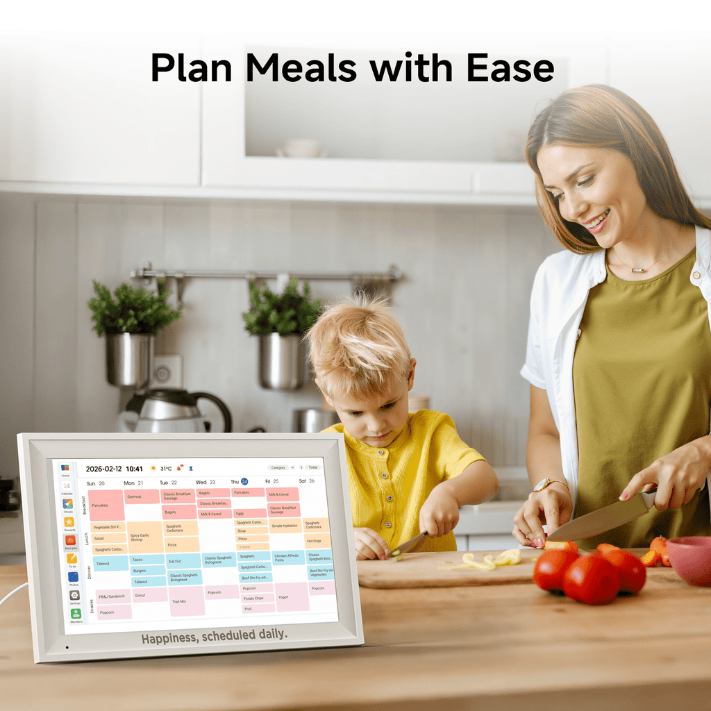 15.6-inch Smart Digital Calendar & 1080p Photo Frame, Wall Mount Family Schedule Organizer, Mother's Day Gift for Mom - Image 2