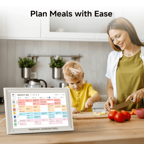 15.6-inch Smart Digital Calendar & 1080p Photo Frame, Wall Mount Family Schedule Organizer, Mother's Day Gift for Mom - Image 2