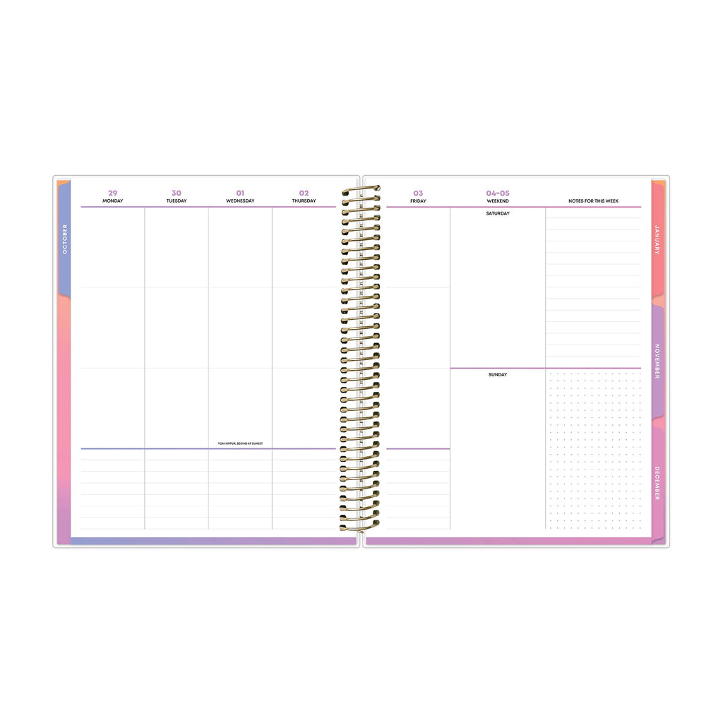 for Monthly Weekly Medium Planner (7" x 9") Nova Navy 15-Month October 2025 - December 2026 - Image 4