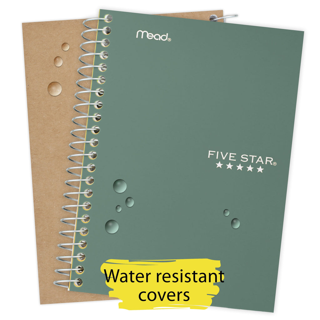 Five Star Personal Spiral Notebook, College Ruled, 7" x 4 3/8", Seaglass (450022CH1-WMT-MOD) - Image 4