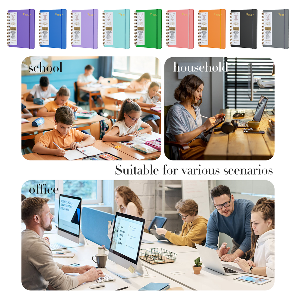2026 Academic Planner, 6.1" x 8.5" Monthly Planners & Appointment Book, Spiral Bound with Tabs,Jan 2026 - Dec 2026 - Image 3