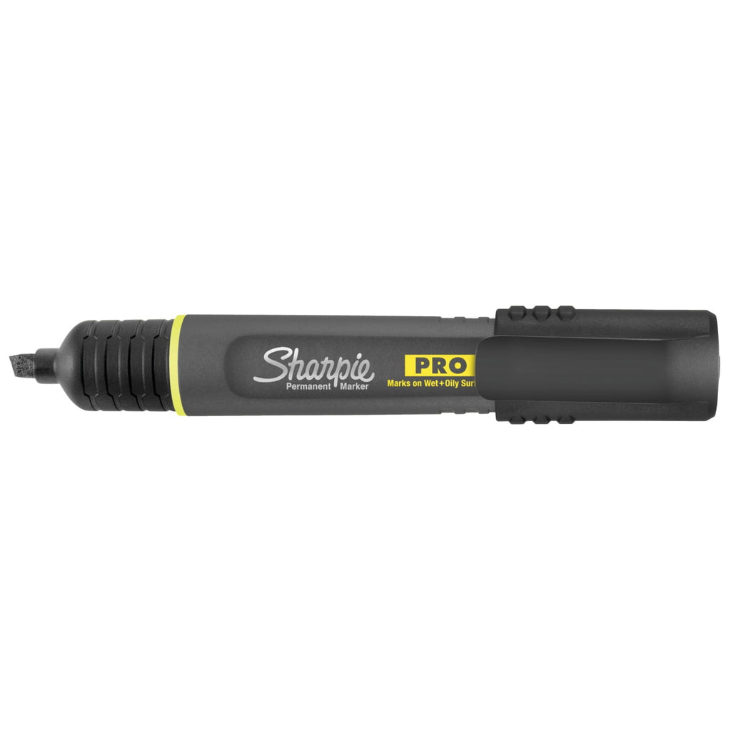 PRO Permanent Markers, Chisel Tip, Black, 2 Count - Image 3