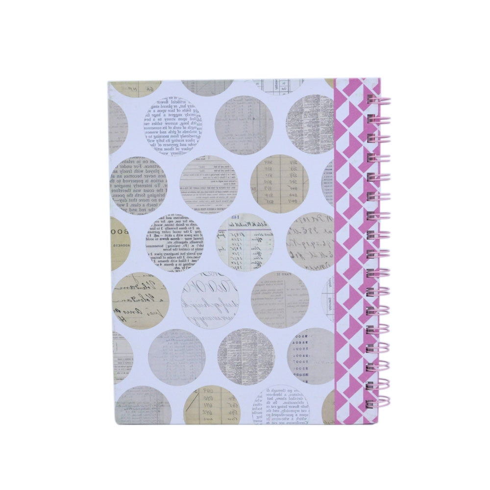Spiral Notebook, 7x9, Eco Friendly, Polka Dot - Image 2