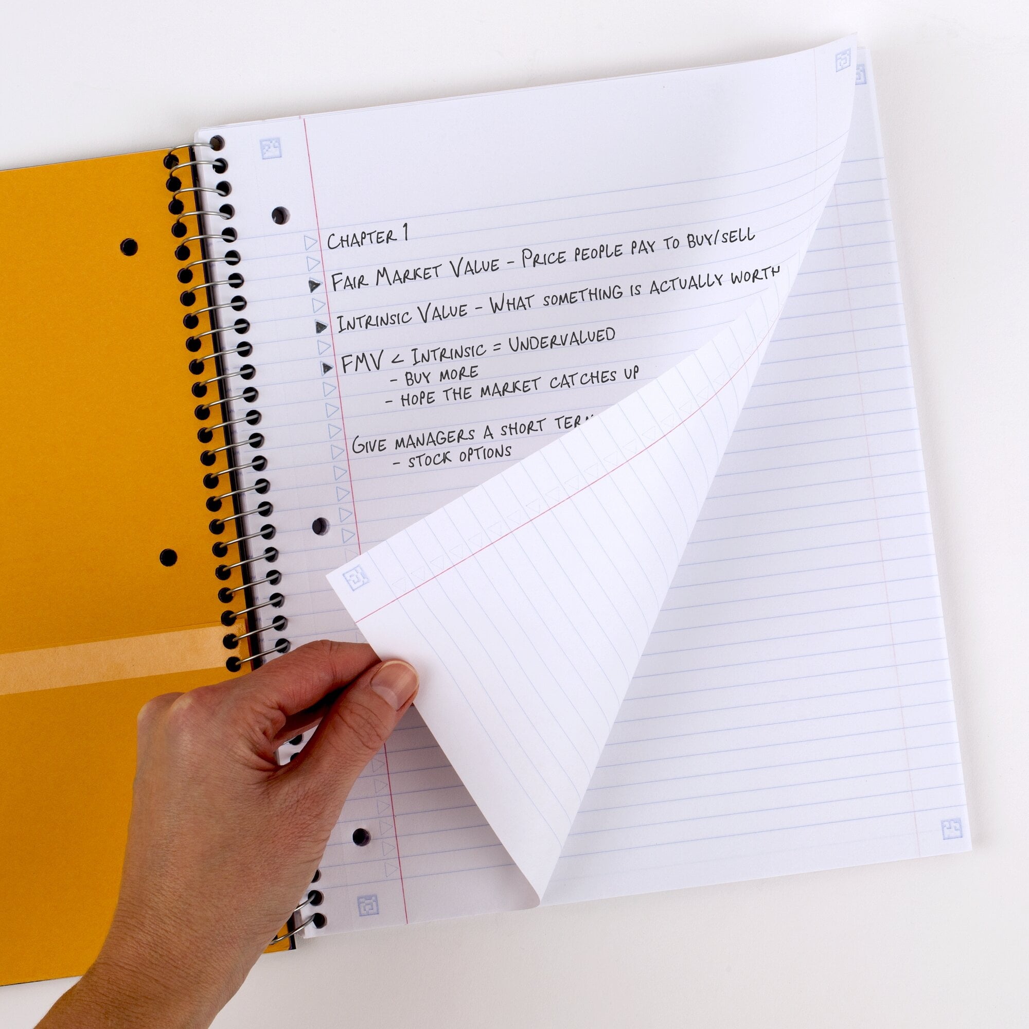 Five Star Spiral Notebook Plus Study App 1 Subject College Ruled 8 12 x 11 Black - Image 2